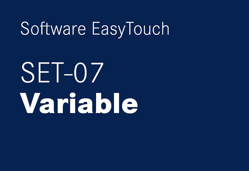 The EasyTouch Software SET-07 Variable by KERN