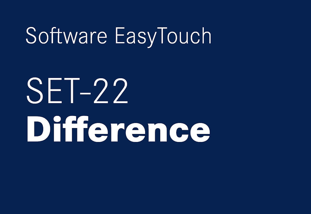 The EasyTouch Software SET-22 Difference by KERN