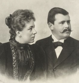Gustav Sauter mit Ehefrau Helene, geb. Keller Gustav Sauter mit Ehefrau Helene, geb. Keller
