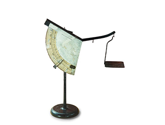 Hahnsche Waage in Wandausführung für die Thurn und Taxis'sche Post, ca. 1825 Hahnsche Waage in Wandausführung für die Thurn und Taxis'sche Post um ca. 1825